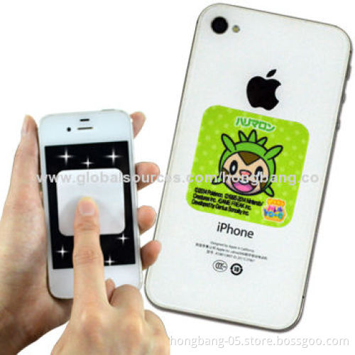 Mobile Screen Cleaner, Made of 20% Nylon and 80% Polyester